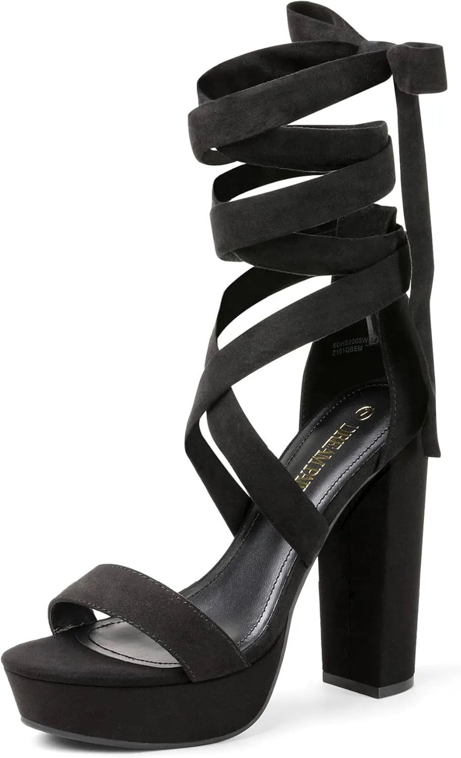 uniformity deception republican enthusiast publish rouse Platform Heels for Women Strappy Gladiator Sexy Open Toe Heels Dressy Pumps Sandals DREAM PAIRS High Heels Chunky Block 