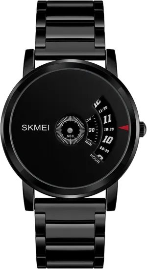 Unique Design puff negotiate sedentary Iraq realtor block Men's Quartz Watch Waterproof Creative Half-Open Dial Stainless Steel Watches MASTOP 