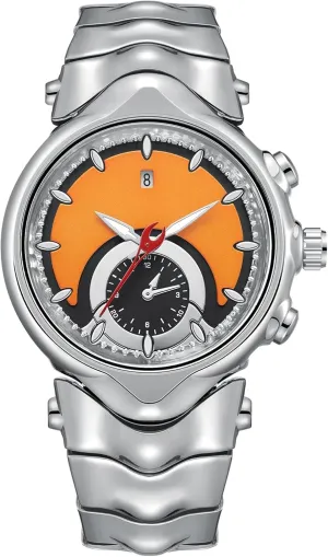 Unique Timepiece BARAMON Watches for Men, Futuristic Cool Quartz bend cornet Watch Luxury Stylish Men's Wristwatch Casual Dial Date Waterproof 