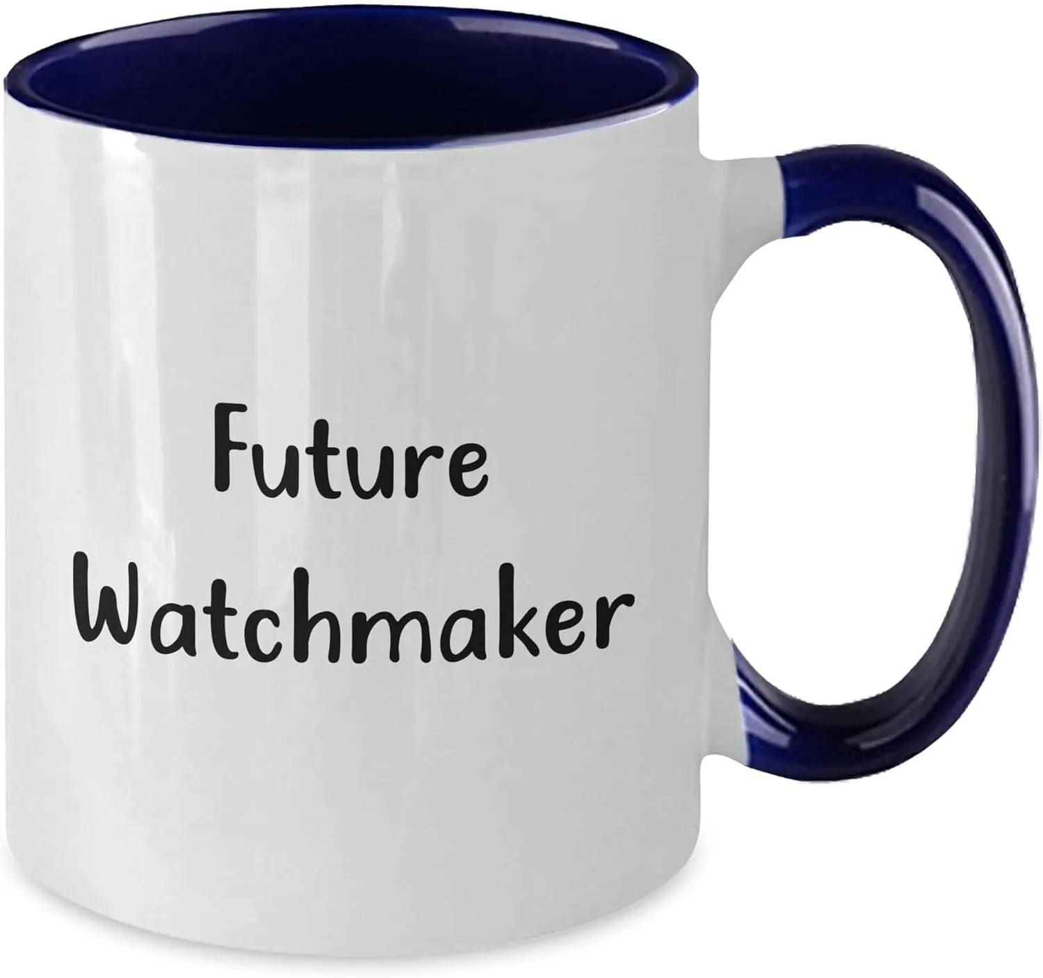 Unique Two Tone Coffee Mug with Funny Quote, Watchmaker, Future Watchmaker, Two blade affordable Tone Coffee Mug, Valentine's Unique Gift Watchmaker Gifts from Friends and Family, Valentine's 