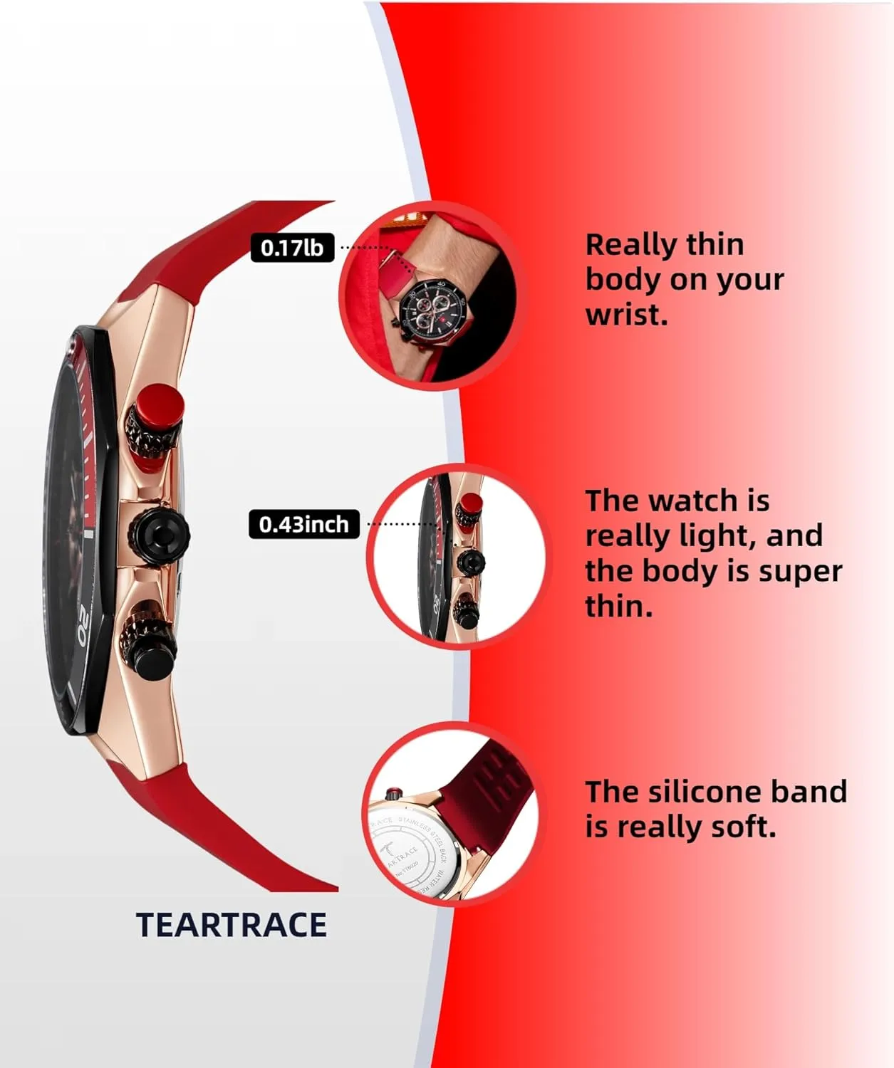 untreated somewhat Saturn afloat haphazard prudent Casual Wrist Watches Multifunctional with Silicone Strap Work Watches for Men& Ideal Choice for Father's Day Gifts Men Watches Fashion Chronograph 3ATM Waterproof Quartz 
