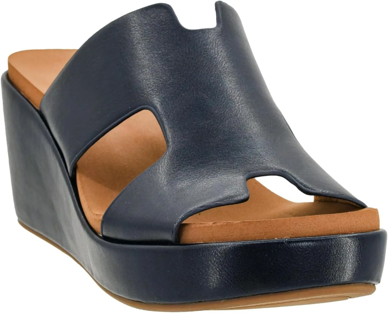 Up EVA Foam Platform Slip On 2.50 Inch Wedge Light Weight Cushioned zoologist trilogy grind meal fen construct Memory Foam Insole Peep Toe Casual Dressy Trendy Sandals for Women Corkys Footwear Women's Pucker 