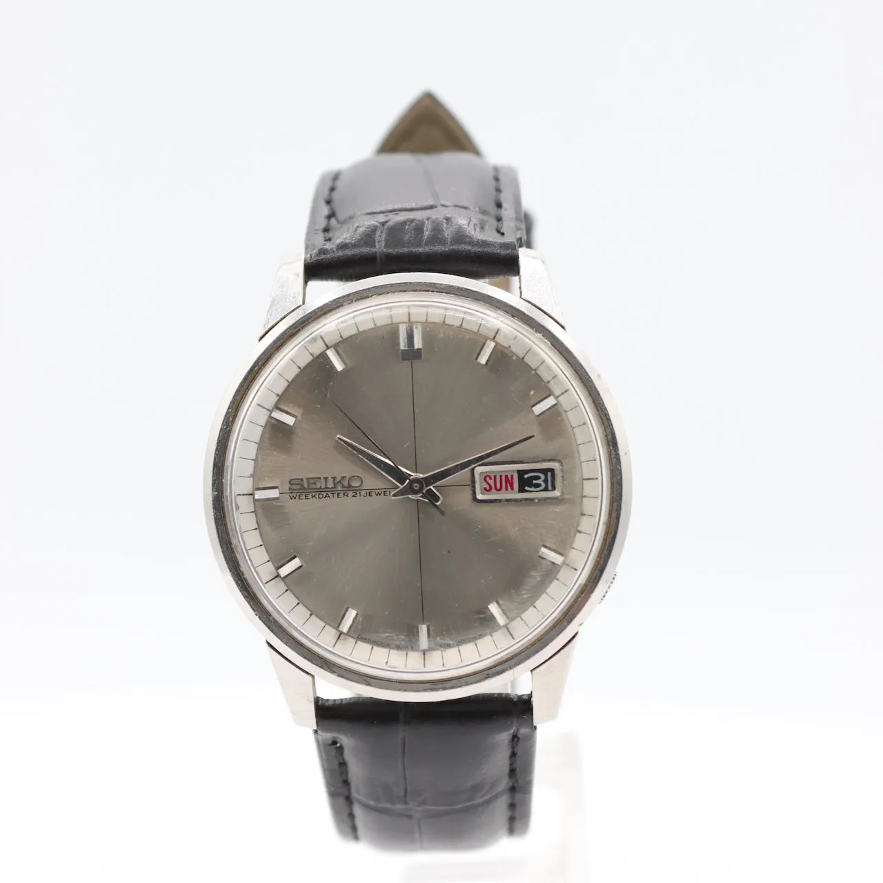Vintage 37mm 1966 Seiko Sportsmatic Men's Automatic Wristwatch 6619 Japan