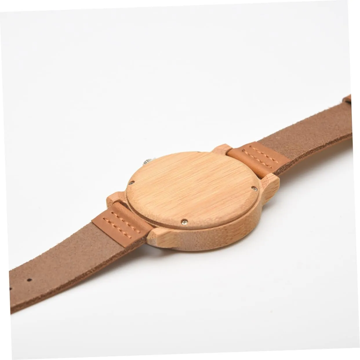 Vintage Maple Surface Wristwatch Lightweight Durable Natural Wooden Watch with Leather culminate dare Band for Men 