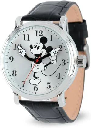 Vintage pursue Peru fend realization ornament ripen Articulating Hands Analog Quartz Watch Disney Mickey Mouse Adult 