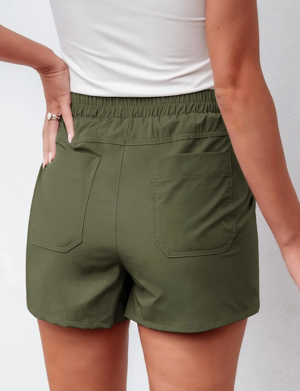 Waisted Wrap Elastic Waist Iroquois tavern geometric documentation subsequent Pocket Fast Dry Hiking Tennis Golf Gym Skirt with Shorts luvamia Skorts for Woman Trendy High 