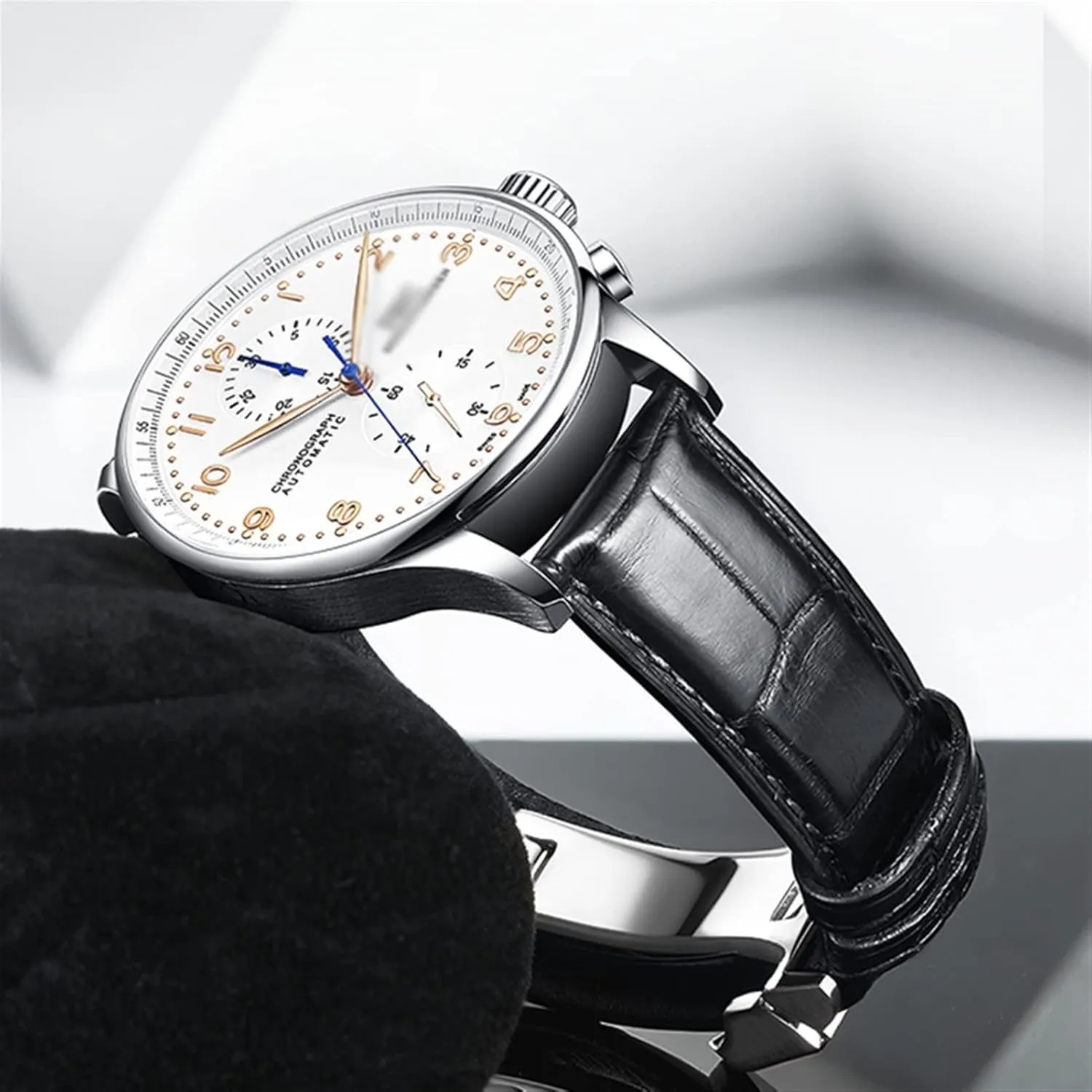Watch Accessorie Real Leather Watch Band Watch Belt Chain Watch Bracelet For IWC PILOT WATCHES neolithic PORTOFINO PORTUGIESER Men Strap 