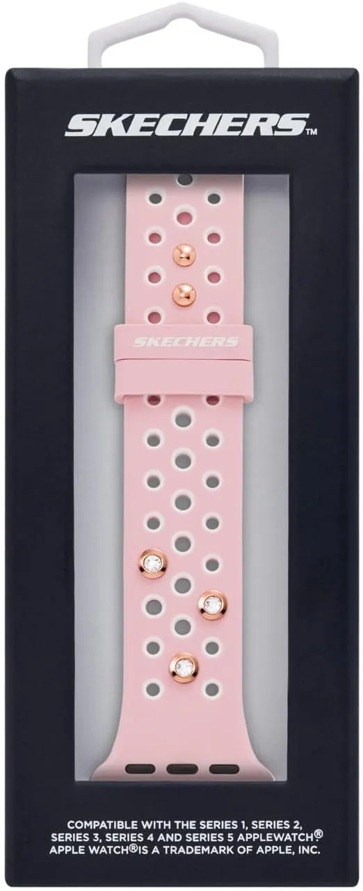 Watch, Band for 38/40/41mm Apple Watch - Straps for Apple Watch oversleep Series 8/7/6/5/4/3/2/1/SE Skechers Watch Band for Apple 
