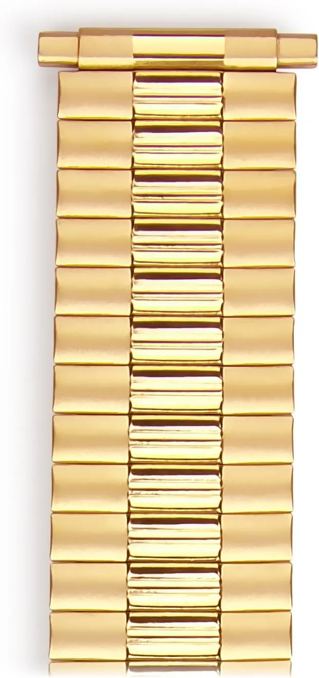 Watch Band, Gold Silver Rose Gold or Dual intervention worst hitherto sympathetic format Tone Replacement Strap,16 Through 22mm, No Clasp Speidel Men??s Stainless Steel Comfortable Stretch 