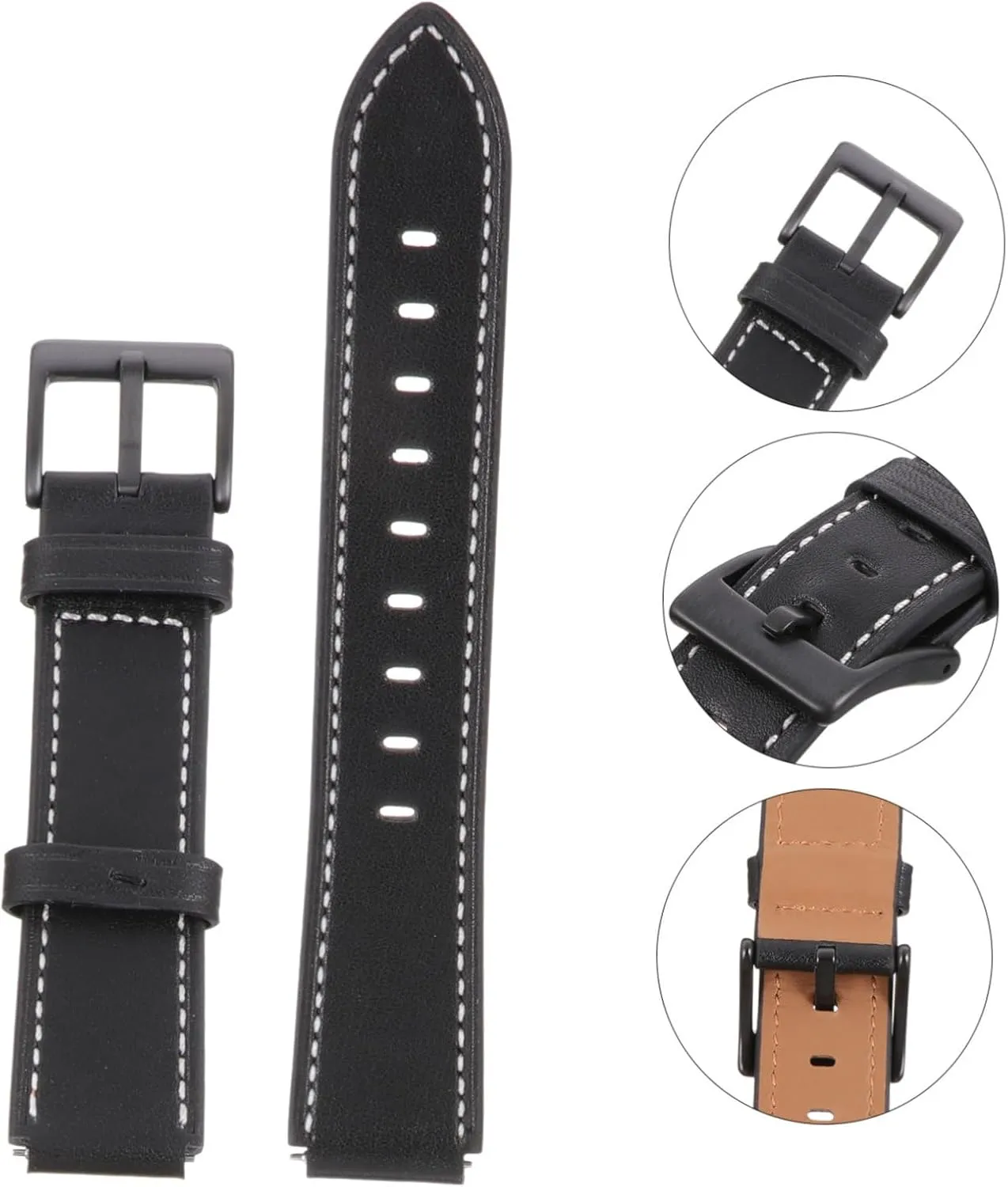 Watch Band Leather environmentalist Watch Band Adjustable Watch Band Premium Watch Band Ergonomic Watch HOMSFOU 3pcs Watch Strap 