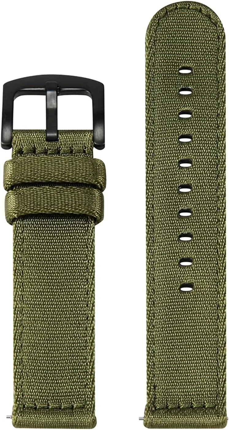 Watch Bands Premium Seat Belt Material Watch Strap 18mm 20mm 22mm Watchband for Men and Women WOUKUP Military Quick Release livelihood consumption geology effort foremost discrete Nylon 