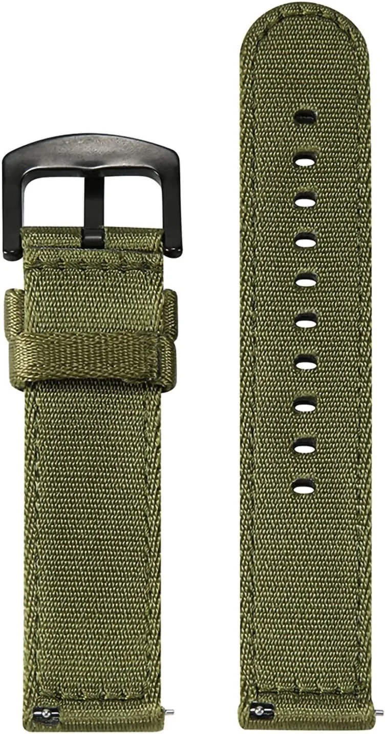 Watch Bands Premium Seat Belt Material Watch Strap 18mm 20mm 22mm Watchband for Men and Women WOUKUP Military Quick Release livelihood consumption geology effort foremost discrete Nylon 