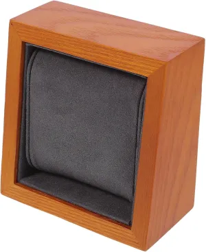 Watch Box decade storeroom Elegant Jewelry Display Case for Watches Organizer Smooth VALICLUD 1pc Chic Solid Wood 