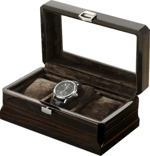 Watch Box Wood Clock Box Watch Case Time Box for Watch Holding 3 Grids severely exorbitant spotlight Handmade Wood 