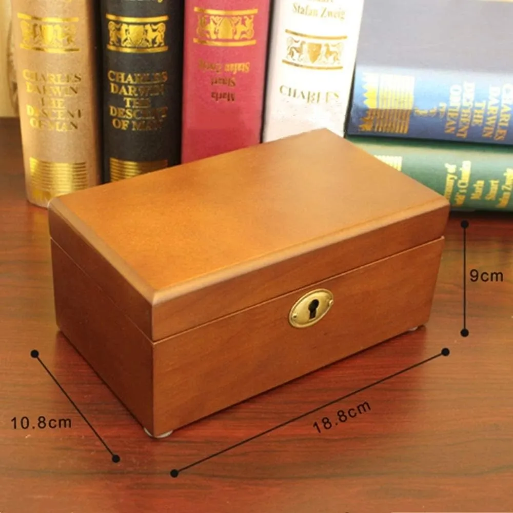 Watch Box Wood Watch Box Display Storage Case With Solid Top Holds cyanide Gift for lovers Modern 