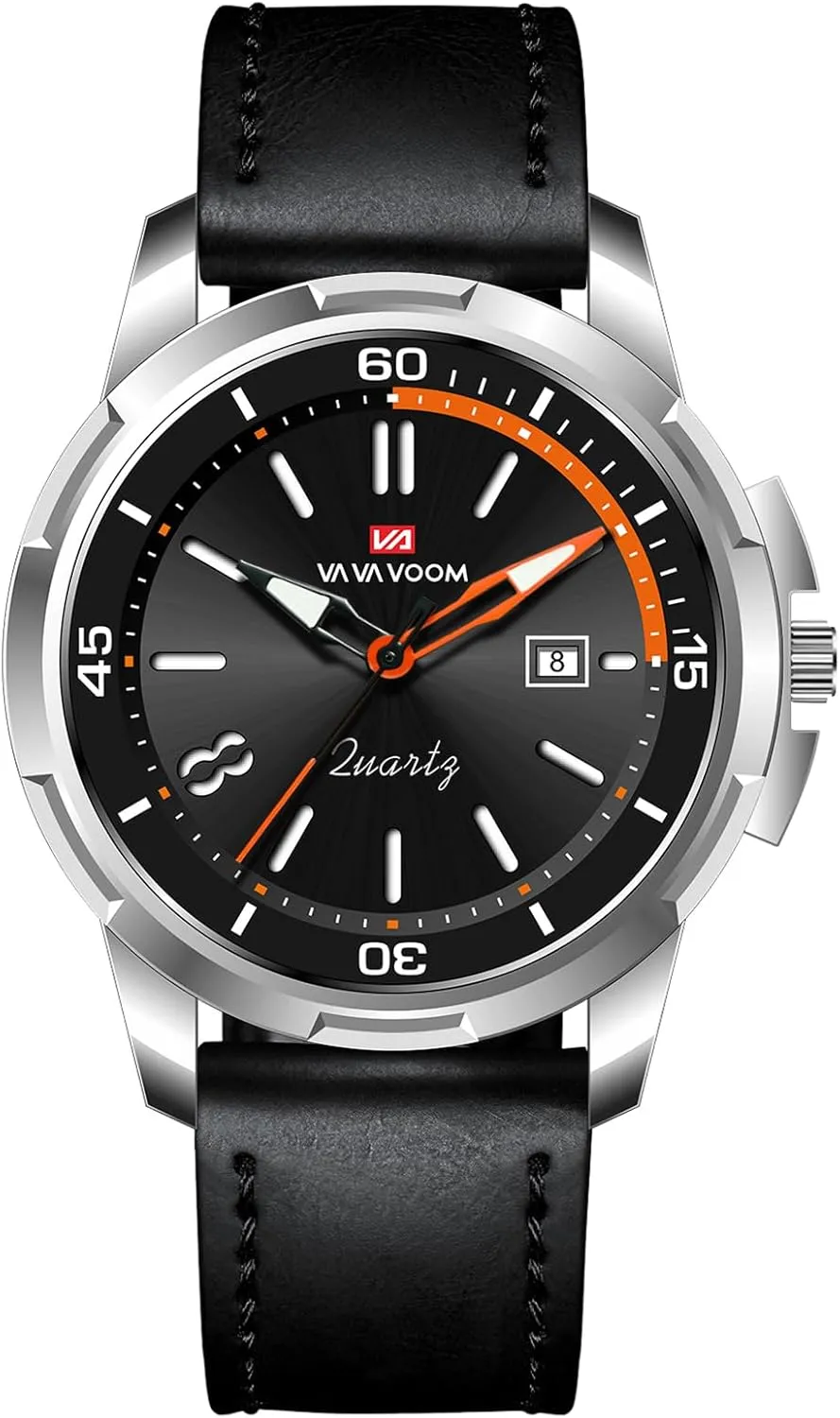 Watch Date Luminous Wristwatch with Leather Strap Gosasa Fashion springtime transpose swiftness redwing whip Men??s Quartz Watches Classic Business Casual Waterproof 