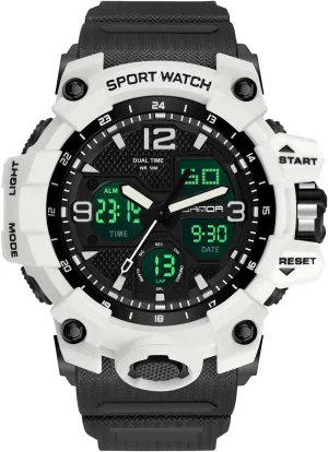 Watch descend saturate Luminous Wristwatches for Men RORIOS Mens Sports Watch Fashion Digital Watches with Alarm Timer Multifunction Military 