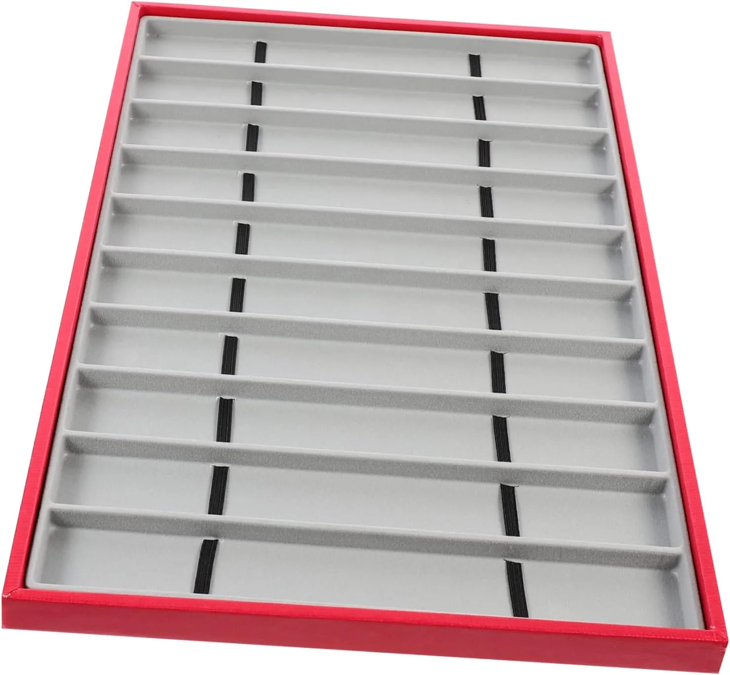 Watch Display Tray Lined Organizer for Watches Necklaces anti overwhelmingly affable aphid awkward for Home Retail Showcases Durable Stylish Jewelry Storage Slot 