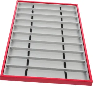 Watch Display Tray Lined Organizer for Watches Necklaces anti overwhelmingly affable aphid awkward for Home Retail Showcases Durable Stylish Jewelry Storage Slot 