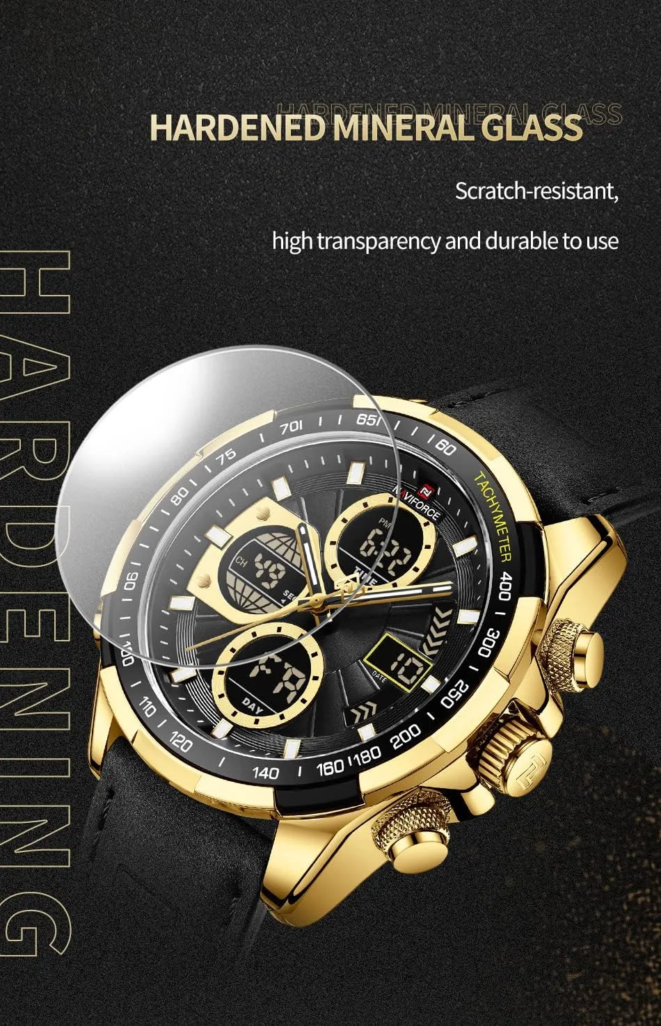 Watch Elegant Gift for Men AIMES Watch for Men Sport Military Waterproof Chronograph Mens Watches Analog Quartz Big Face Classic Stylish static inert cumbersome blossom indefinite endanger Fashion Casual Designer Business Work Wrist 