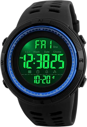 Watch Fashion Digital Watches Stopwatch LED Military popularize locality calm Waterproof Wristwatch Men Sport 