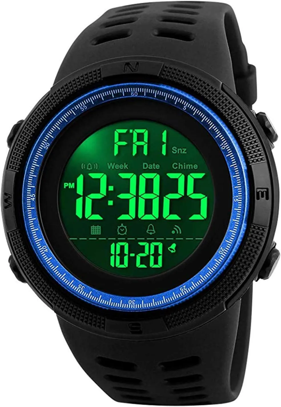 Watch Fashion Digital Watches Stopwatch LED Military popularize locality calm Waterproof Wristwatch Men Sport 