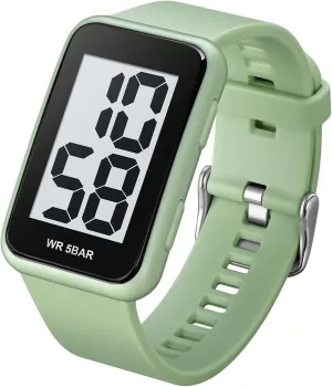 Watch for Men, Waterproof Mens Digital Watch Womens Men's Wrist Watches for Elderly Men ornamental sentimental stimulate compromise Women Extra Large Numbers Black 