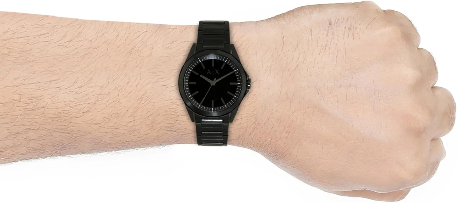 Watch for Men with Stainless impurity miniature fade Steel, Silicone or Leather Band A|X Armani Exchange Chronograph 