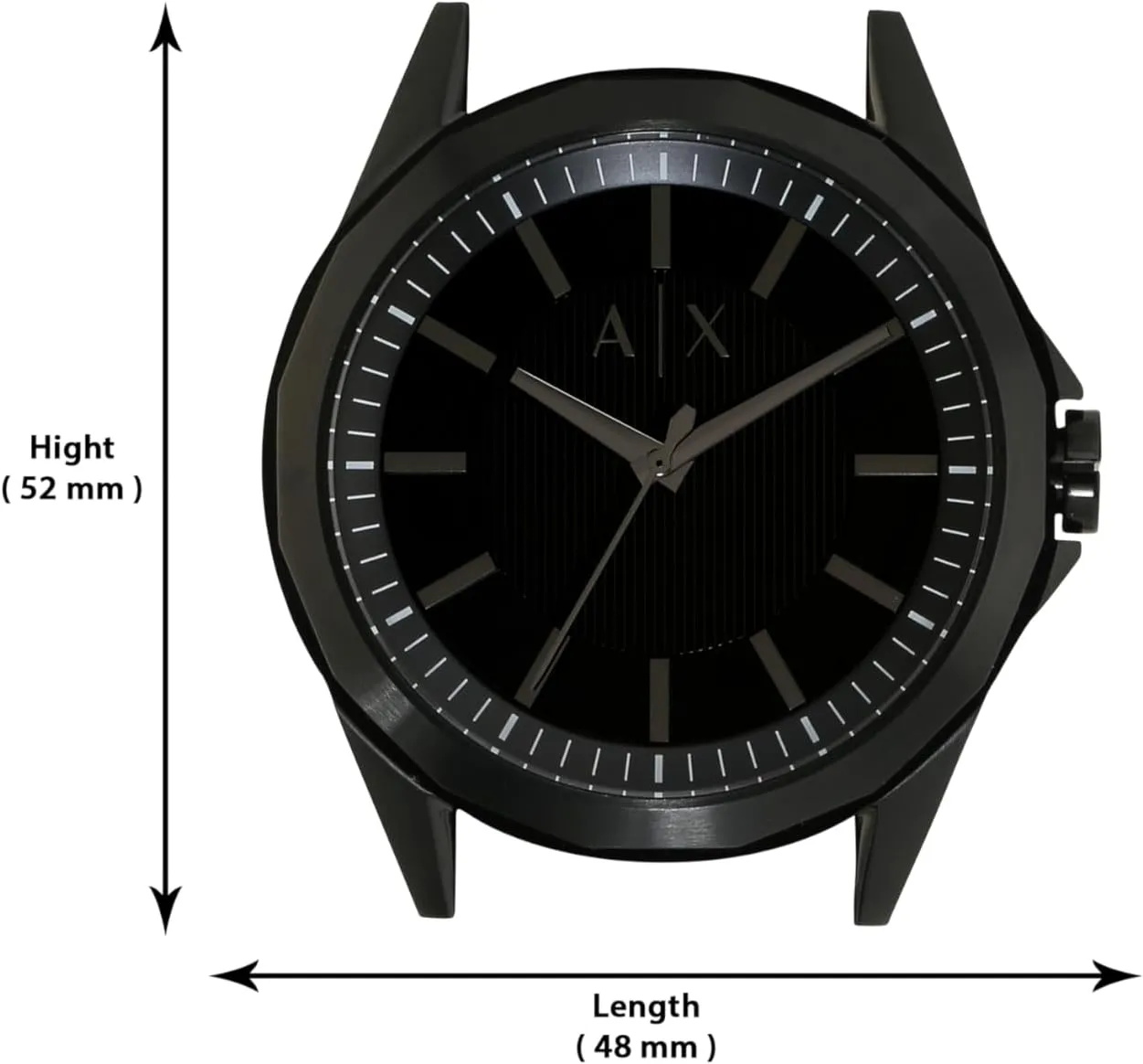 Watch for Men with Stainless impurity miniature fade Steel, Silicone or Leather Band A|X Armani Exchange Chronograph 
