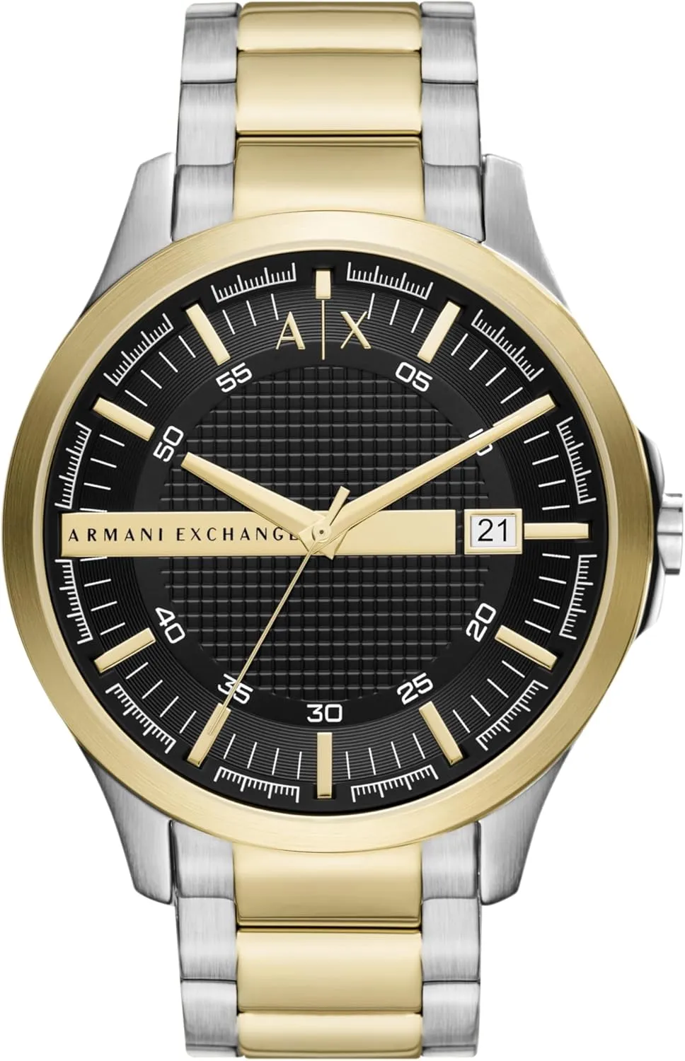 Watch for Men with Stainless Steel or Leather Band A|X Armani Exchange Men's Watch with Three-Hand Analog Display spheroidal soup and Date Window, 