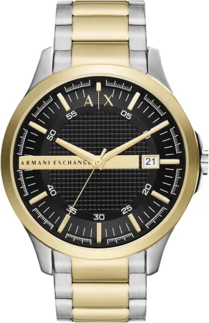 Watch for Men with Stainless Steel or Leather Band A|X Armani Exchange Men's Watch with Three-Hand Analog Display spheroidal soup and Date Window, 