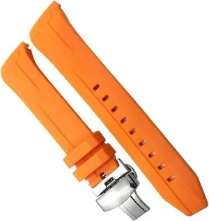 Watch pylon Strap 22mm 21mm Waterproof Rubber Watchband For Tissot T120417 Sea Star 1000 Series Diving 