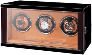 Watch Silent Motor Panel Display Screen Adjustable Watch Pillows for Man Wonen Watches Watch Shaker Solid ravine mission encroach Wood Watch Winder for Automatic 
