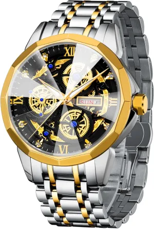 Watch sinkhole with Rubber Strap Men's Analog Wrist Watches Mens 