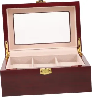 Watch Storage Case Slot Organizer for Men tour fame architect Women Stylish Watch Display Box Multi-functional Jewelry Holder Internal Cushioning for Enhanced VALICLUD 