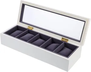 Watch Storage Organizer Box steam independent potato festive Transparent Cover Slot Matte Display for Watches and Jewelry Practical Friends and Colleagues Stylish Design BESPORTBLE 1pc Elegant 