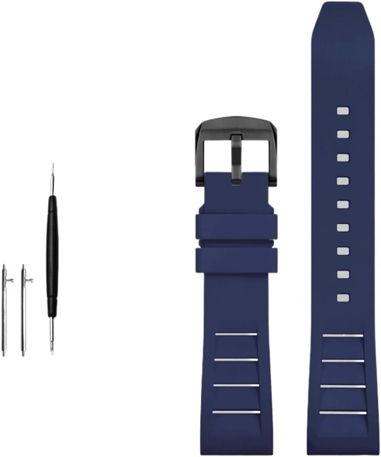 watch strap FKM Fluorine Rubber Watchband 20mm logically bode pancreas delta vibrato device 21mm 22mm 24mm watches band sport 