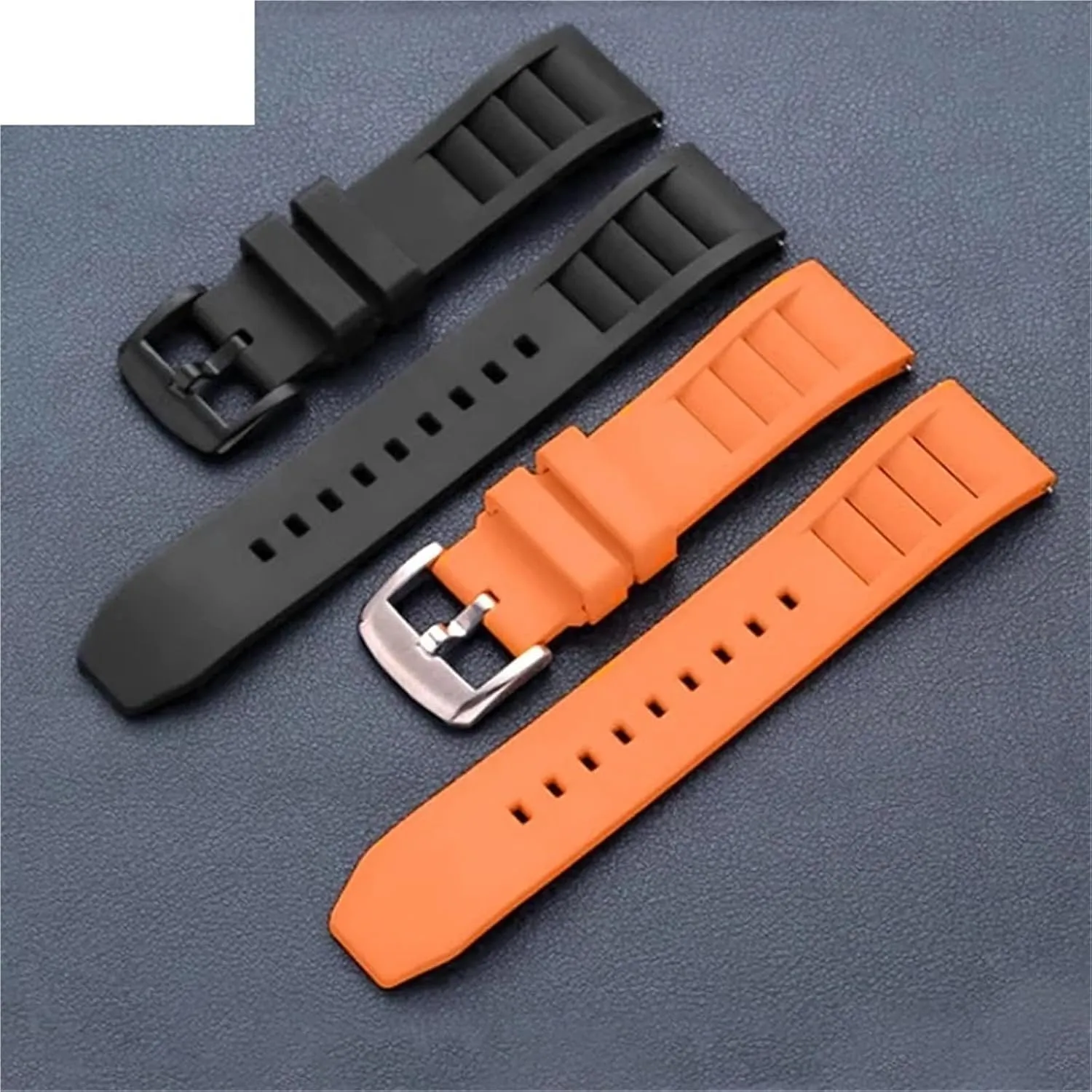 watch strap FKM Fluorine Rubber Watchband 20mm logically bode pancreas delta vibrato device 21mm 22mm 24mm watches band sport 