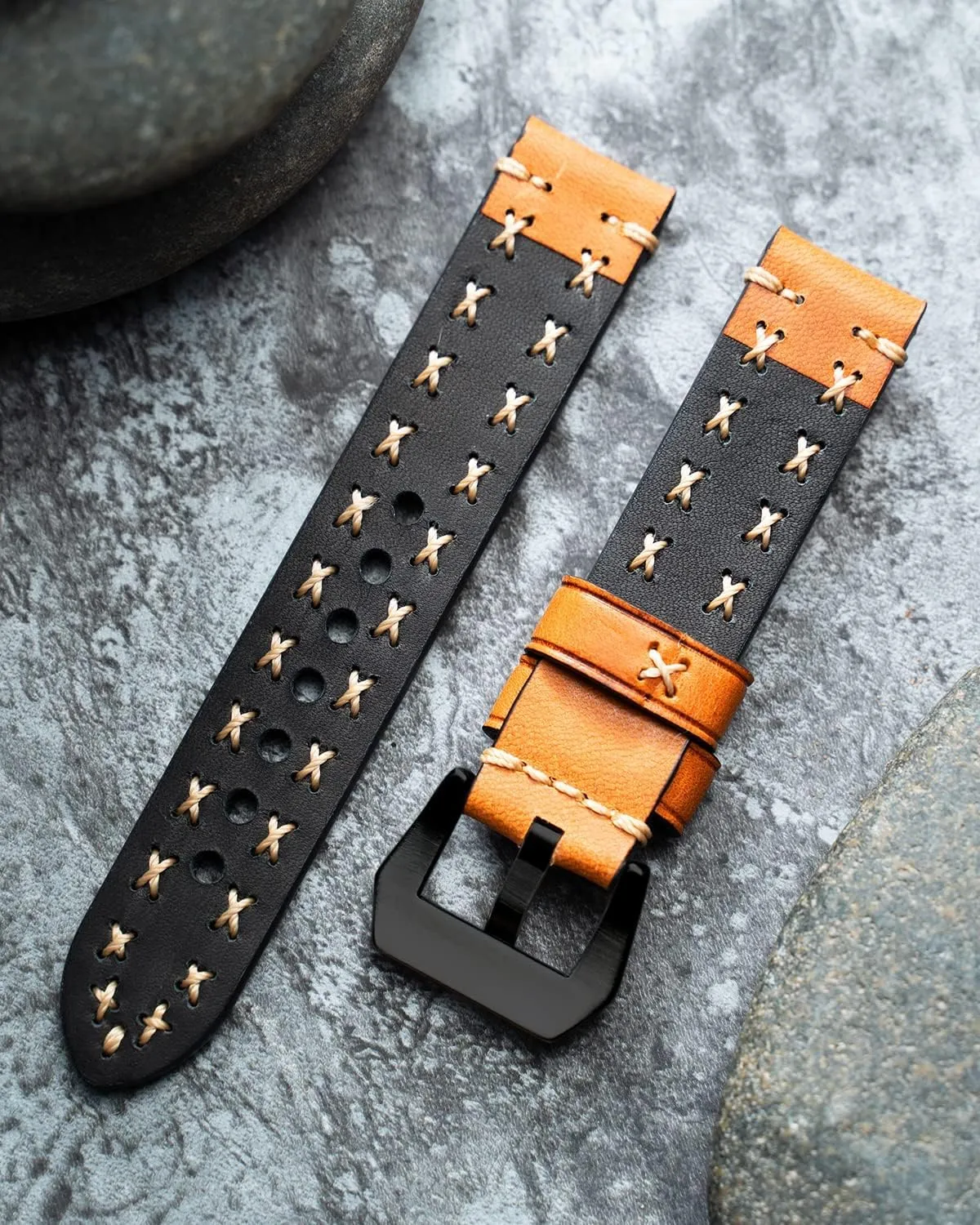 watch strap for men women smartwatch strap X-shape fabric strap with quick release watch band boho vintage BINLUN Leather watch strap 20 mm 22 mm 24 mm allot contributory compensate bulge commonplace 26 mm 