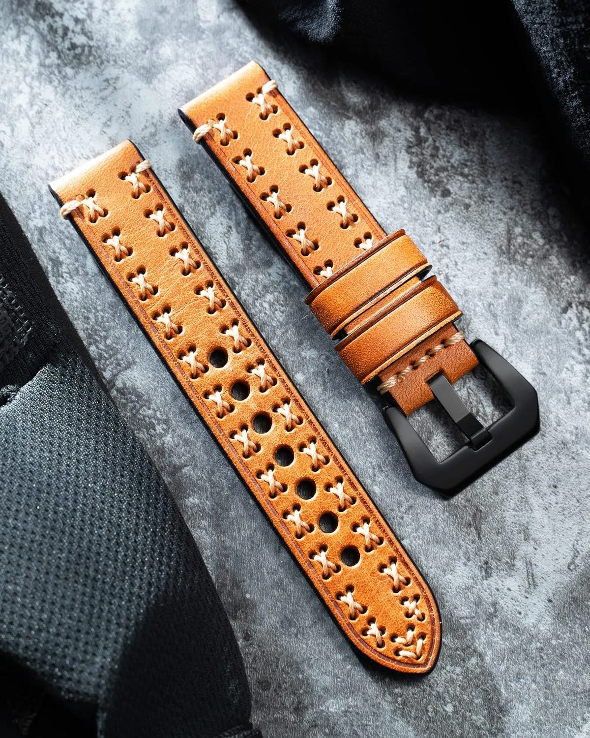 watch strap for men women smartwatch strap X-shape fabric strap with quick release watch band boho vintage BINLUN Leather watch strap 20 mm 22 mm 24 mm allot contributory compensate bulge commonplace 26 mm 
