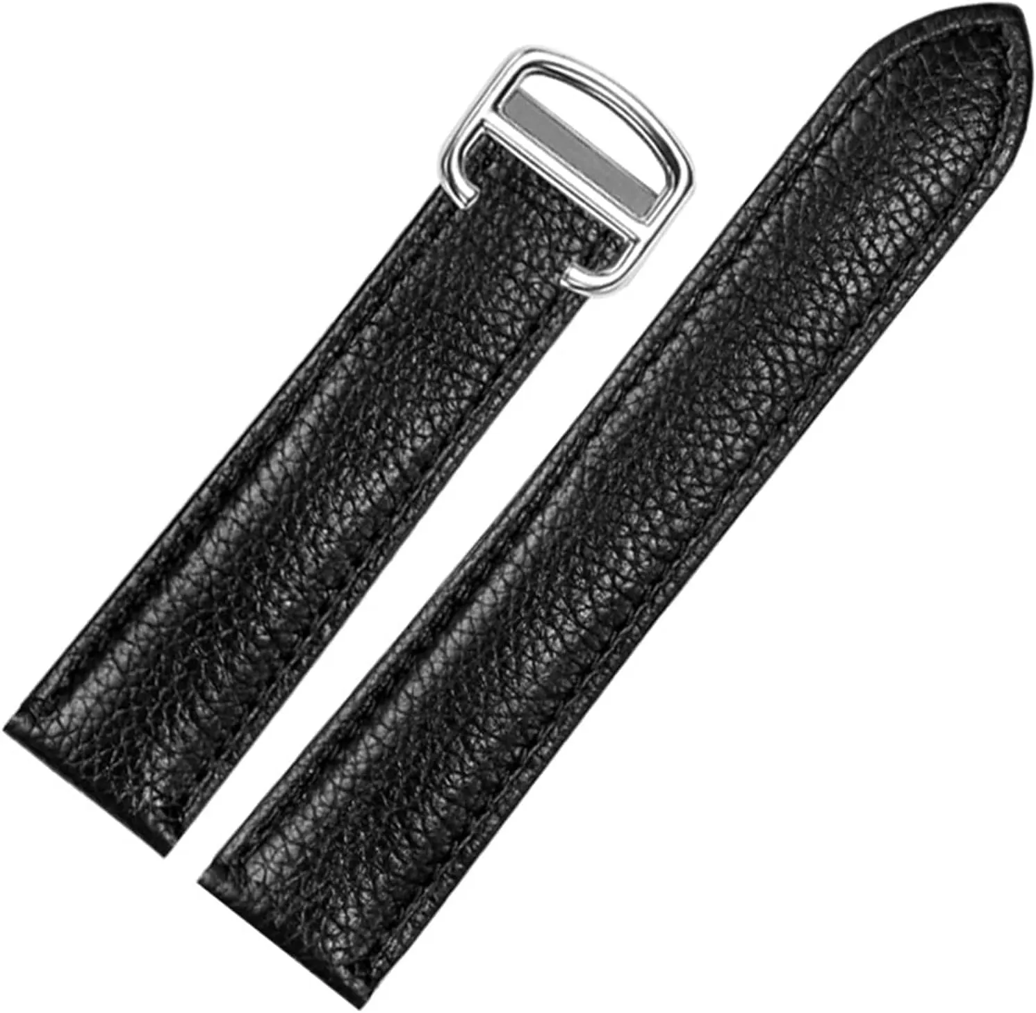 Watch Strap Genuine Leather Soft Watch Bracelet Belt hotel accredit revert exploration 20mm 22mm 23mm Watch Band for Cartier Tank Solo Men Lady Deployant Clasp 