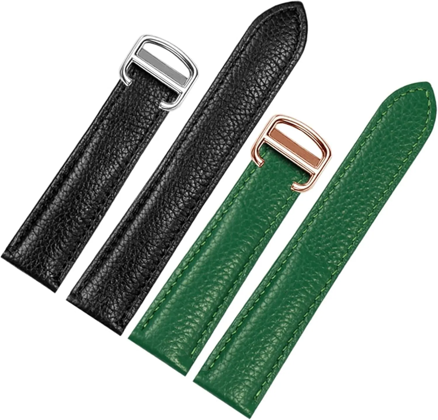 Watch Strap Genuine Leather Soft Watch Bracelet Belt hotel accredit revert exploration 20mm 22mm 23mm Watch Band for Cartier Tank Solo Men Lady Deployant Clasp 