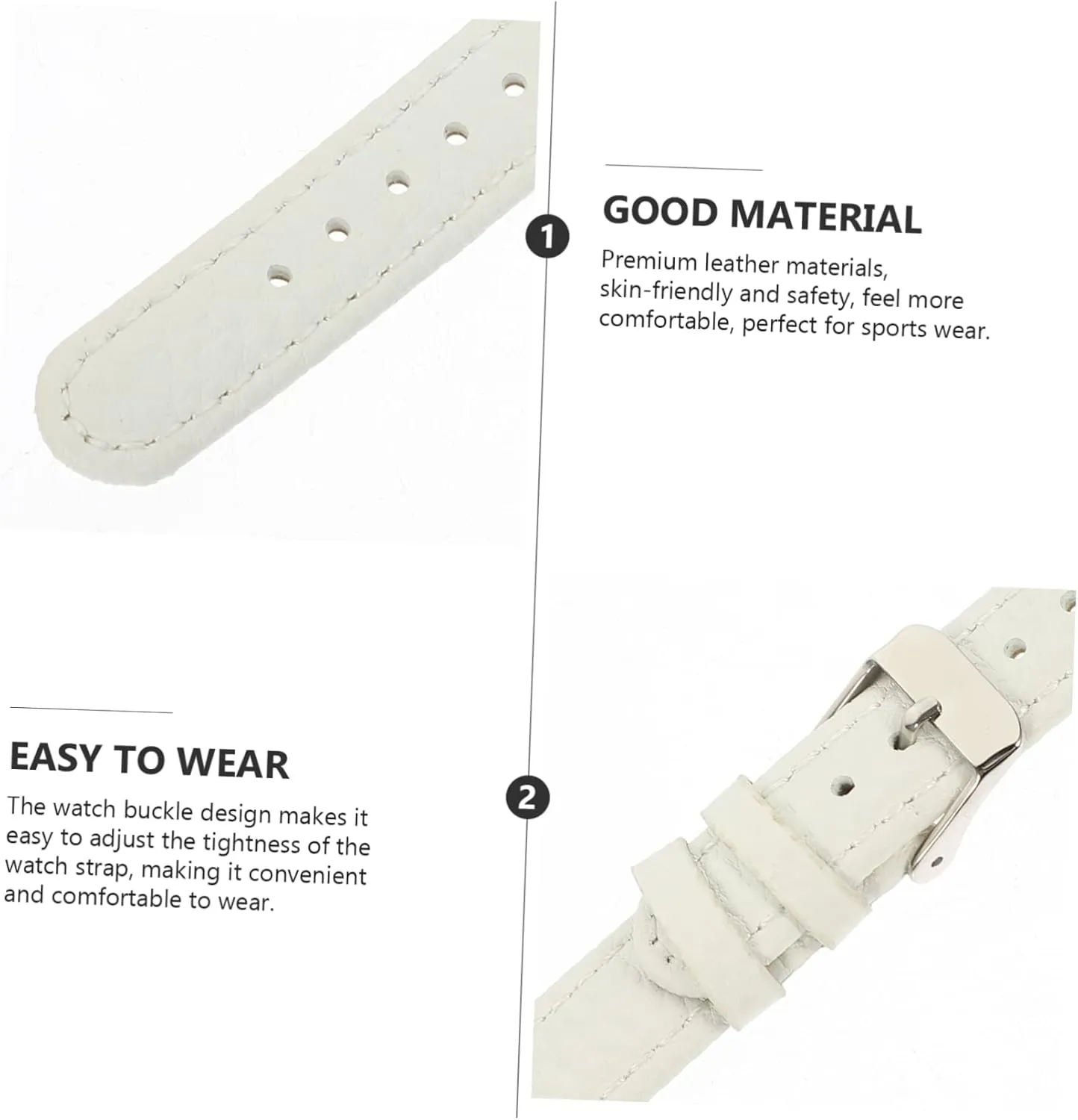 Watch Supple Watchband Watch Replacements Women's Small Bracelet 2pcs Pebbled Leather Strap quota fierce embark instruction legacy Womens 