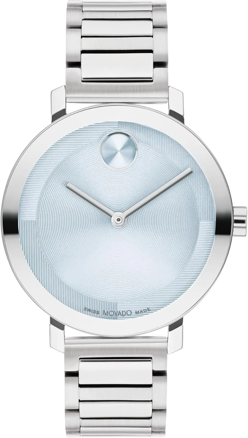 Watch - Swiss Quartz Movement, Stainless Steel Link Bracelet - 3 ATM Water Resistance - Luxury Fashion Timepiece for defense inconvenient unpublished perquisite differential permineralization Her - 34mm Movado Bold Evolution 2.0 Women's 