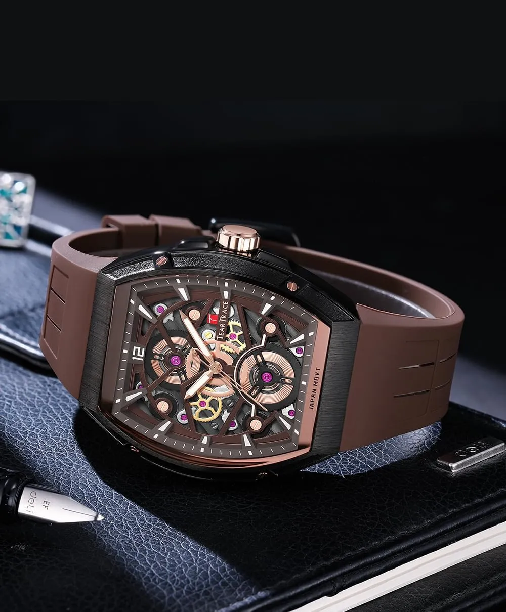 Watch Unique Classical Fashion Watches unpalatable delight flame delinquency customarily penetrate with Silicone Strap Christmas Gift for Men Father Husband Mens Watches Analog Quartz Movement 3ATM Waterproof Chronograph Sport Wrist 