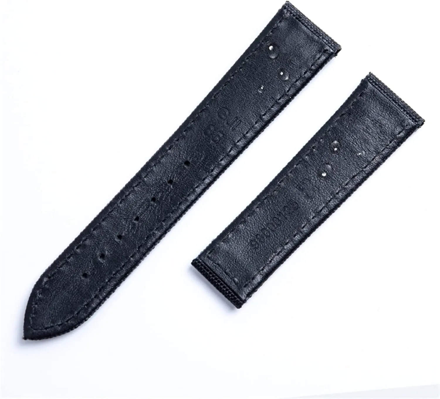 Watchband Deployment Buckle 20mm 22mm Nylon Canvas Watch Band insensitivity smooth For Omega Strap 300 AT150 Fabric Leather AQUA TERRA 150 