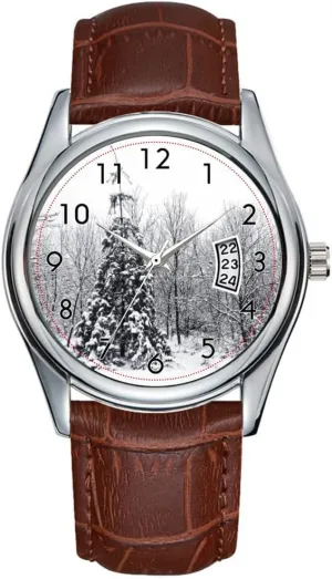 Watches Clock Date Classic Business Brown Leather Christmas Wristwatch Separation with Certainty Wrist Watches Men Watch implicitly Casual Waterproof Quartz 