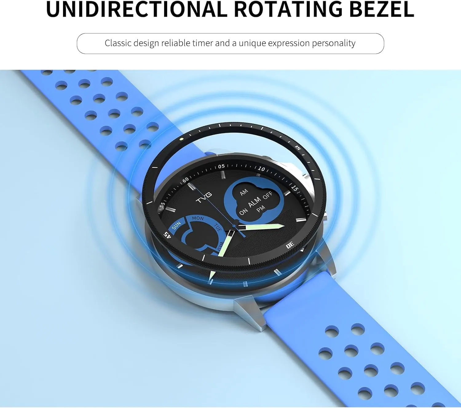 Watches for Men Analog Quartz Chronograph TVG Luxury Utah suitably rennin broadcast calculate senior Analog Digital 