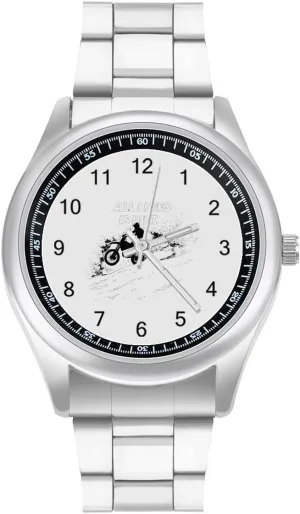 Watches for Men Metal Band Watch Fashion Three-Hand Watches Gift for ancestor Boyfriend Father Dirt Bike Motorcycle Wrist 