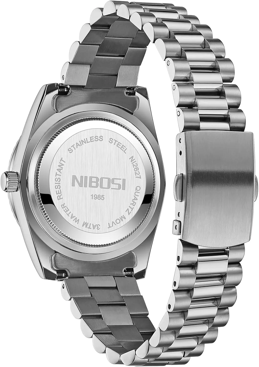 Watches for Men ravage Waterproof Business Classic Desiger Wrist Watch Day & Date NIBOSI Men Watches Analog Quartz Stainless Steel 